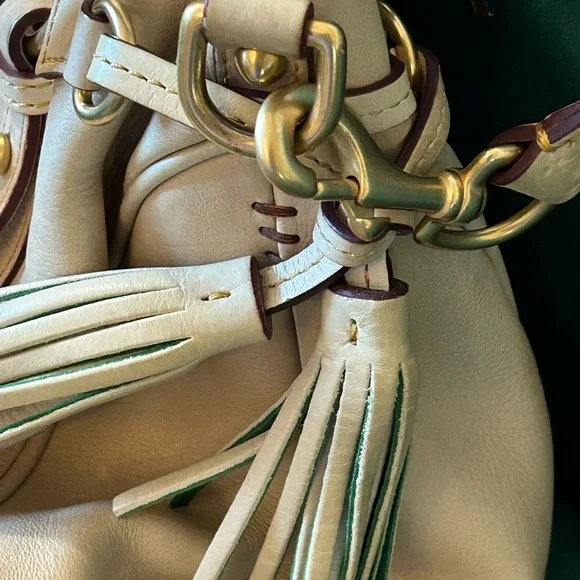 Dooney & Bourke Florentine large leather satchel Oyster color - Picture 8 of 17